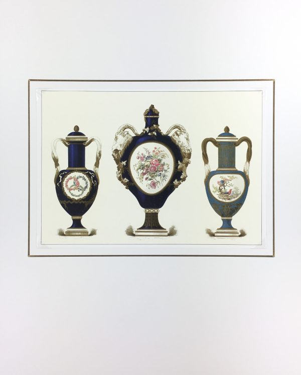 Architecture Print - Fine Porcelain, Sevres, 1988