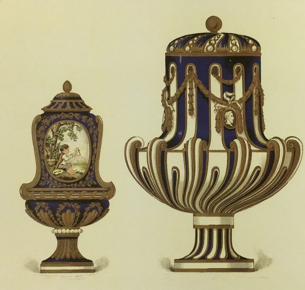 Architecture Print - Fine Porcelain, Sevres, 1988