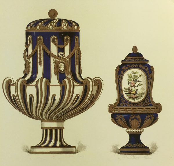 Architecture Print - Fine Porcelain, Sevres, 1988