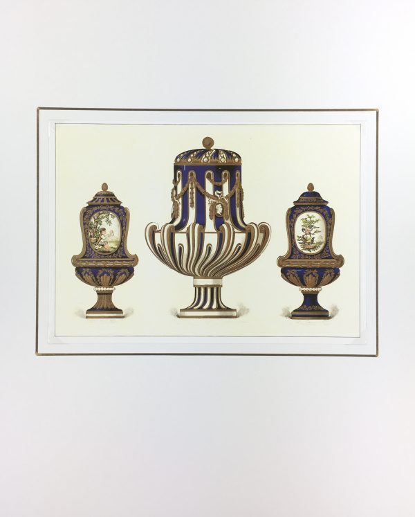Architecture Print - Fine Porcelain, Sevres, 1988
