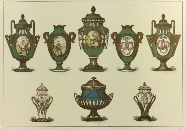 Architecture Print - Fine Porcelain, Sevres, 1988