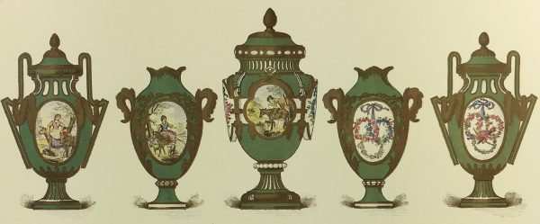 Architecture Print - Fine Porcelain, Sevres, 1988