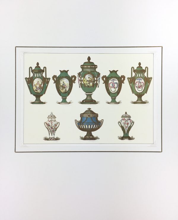 Architecture Print - Fine Porcelain, Sevres, 1988
