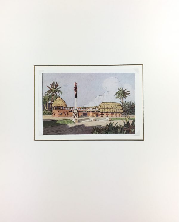 Architecture Print - Africa, L'Illustration, c.1930