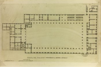 Architecture Print - Italian Palace, Giacomo Rossi , 1650