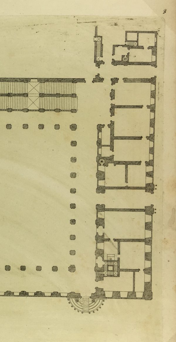 Architecture Print - Italian Palace, Giacomo Rossi , 1650