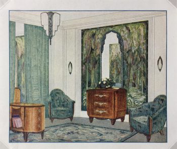 Architecture Print - Art Deco Interior, L'Illustration, c.1920
