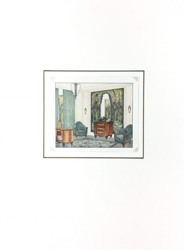 Architecture Print - Art Deco Interior, L'Illustration, c.1920