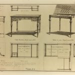 Architecture Print - Furniture Styles, French; J. Verchère, 1873