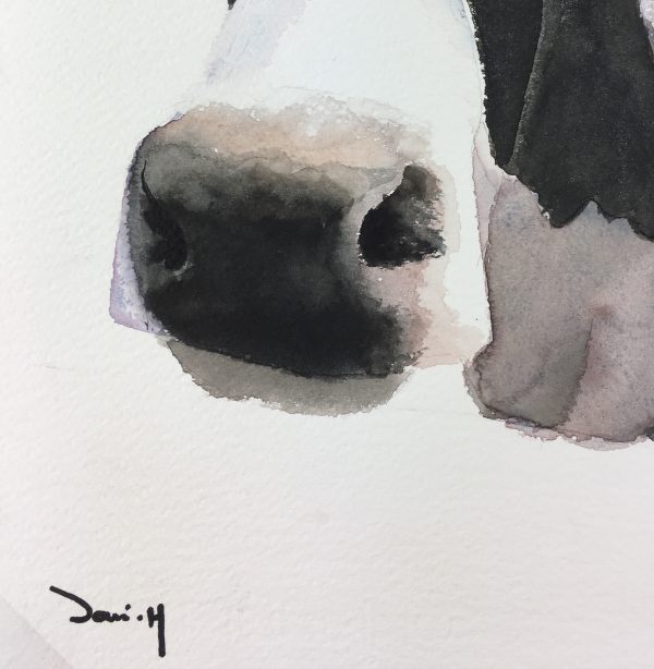 Animals Cattle Original Art - Cow , Sani, 2011