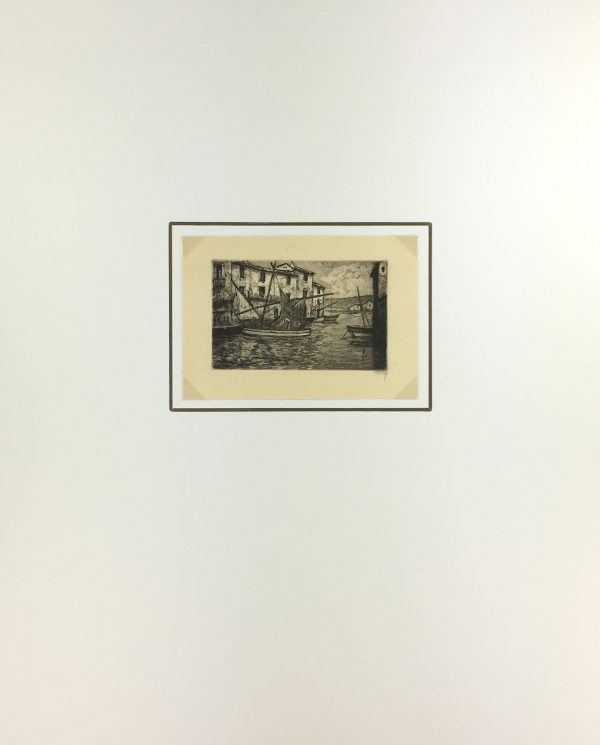 Engravings & Etchings Original Art - Les Aigues, Coty, c.1930