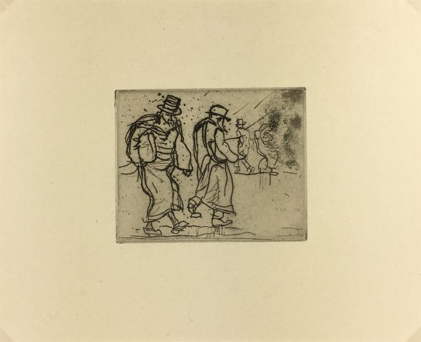 Engravings & Etchings Original Art - Jews of Belz, Frank Branwyn, 1931