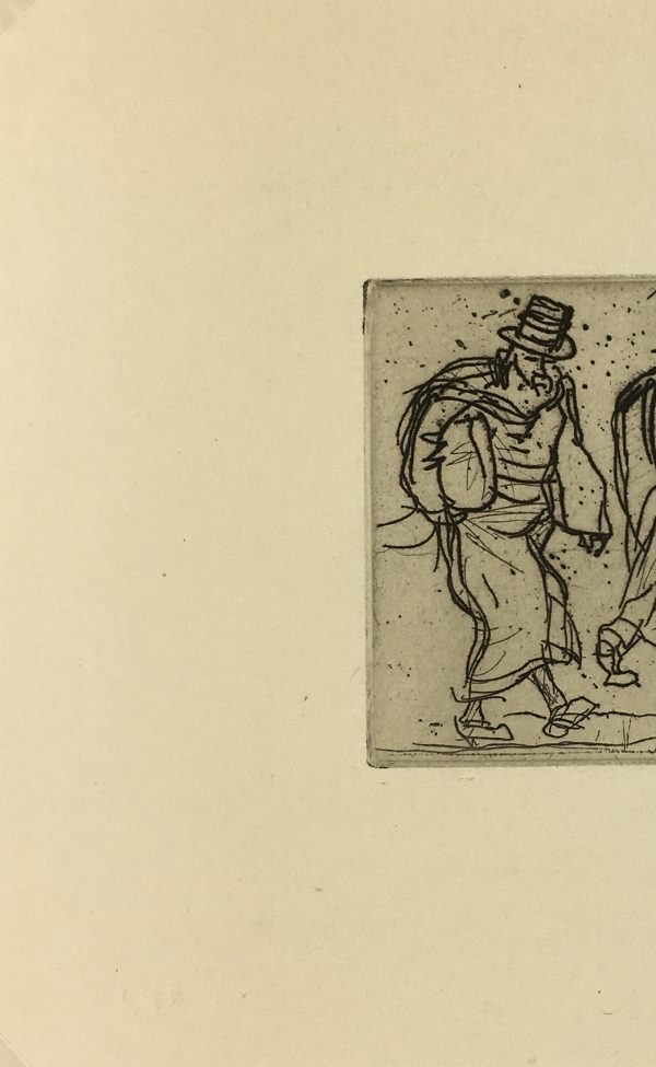 Engravings & Etchings Original Art - Jews of Belz, Frank Branwyn, 1931