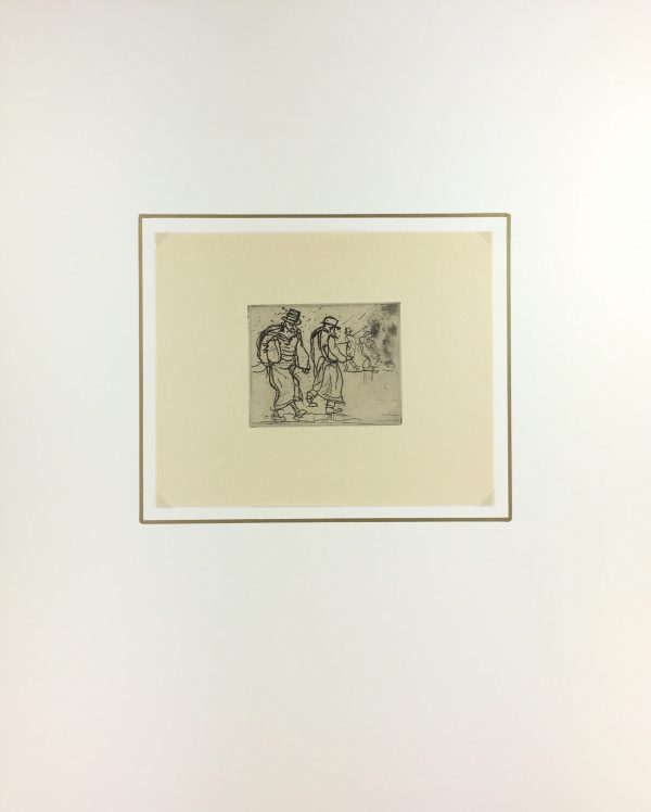 Engravings & Etchings Original Art - Jews of Belz, Frank Branwyn, 1931
