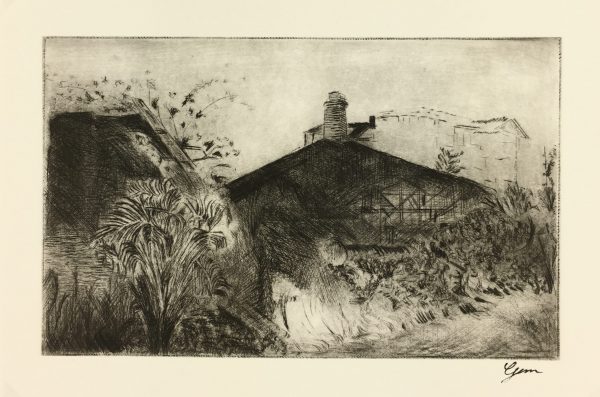 Engravings & Etchings Original Art - Landscape, Gen, c.1990