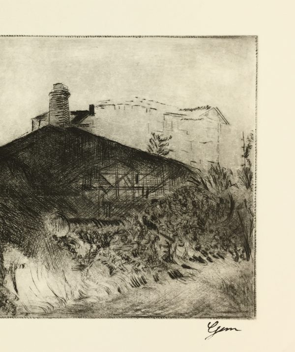 Engravings & Etchings Original Art - Landscape, Gen, c.1990