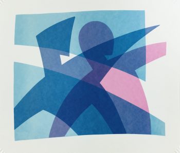 Engravings & Etchings Original Art - Duo, Serigraph, C.1980