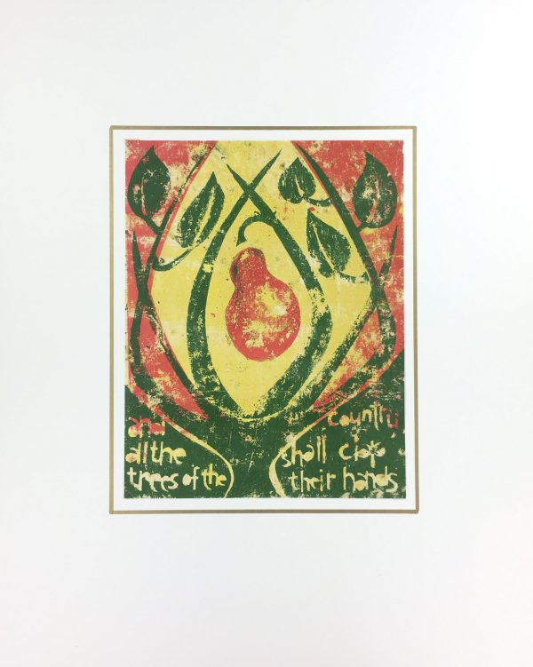 Engravings & Etchings Original Art - All the Trees, Serigraph, C.1965