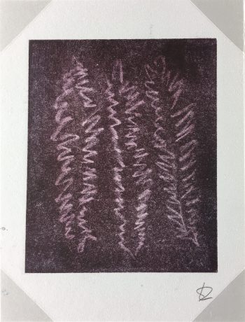 Engravings & Etchings Original Art - Matrice, Laurence Daubenton, C.2000