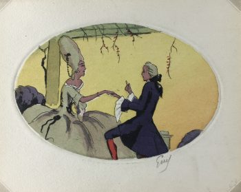 Engravings & Etchings Original Art - Aquatint - Proposing, Guy, C.1930