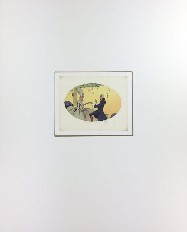 Engravings & Etchings Original Art - Aquatint - Proposing, Guy, C.1930