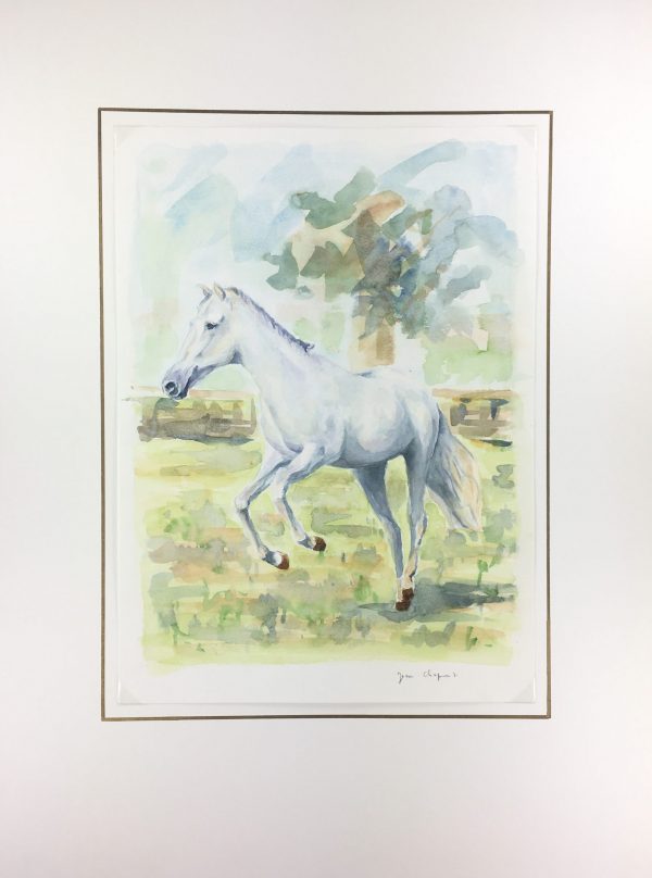 Animals Horses Original Art - Jumping Horse, Jean Chapront, 2000