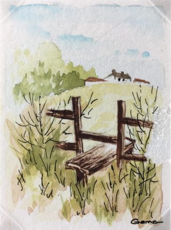Landscapes Original Art - Fields, Gema, 1980s