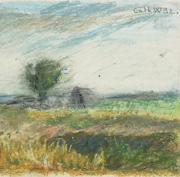 Landscapes Original Art - Pastel - Road Trip, Cath. W, 1992