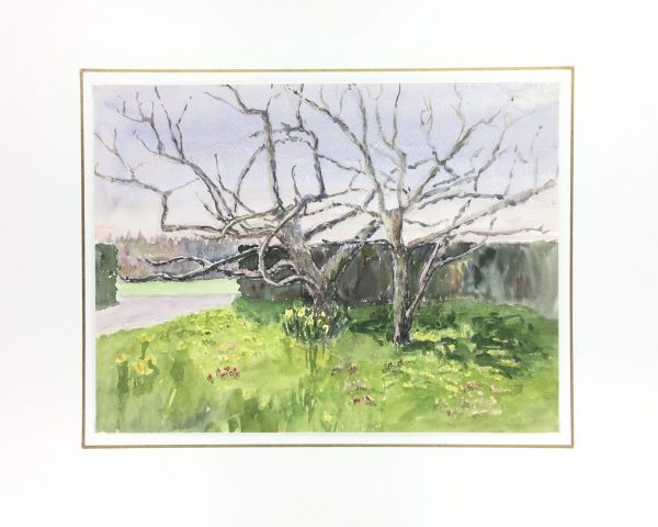 Landscapes Original Art - Landscape, R. Prigent, c.1960