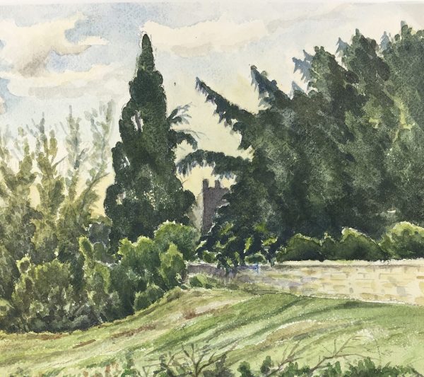 Landscapes Original Art - Landscape, Balestie, c.1930