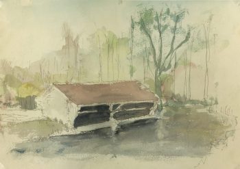 Landscapes Original Art - Oise, French, 1995