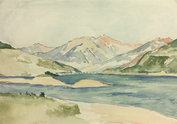 Lakes & Ponds Original Art - Chanteloube, Dordogne, France, Signed, 1965