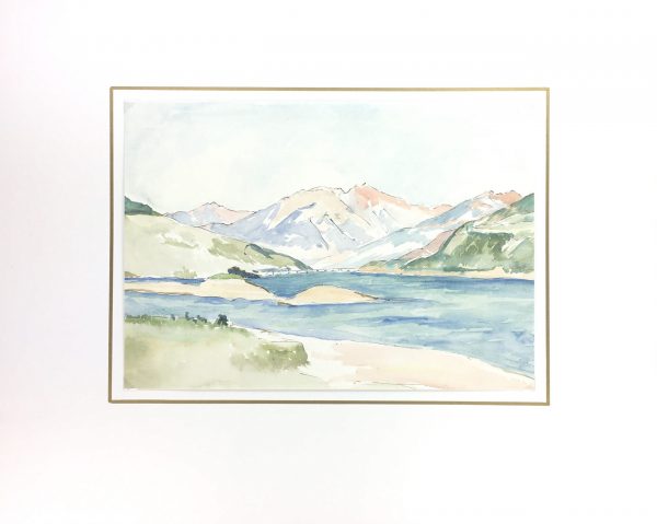 Lakes & Ponds Original Art - Chanteloube, Dordogne, France, Signed, 1965