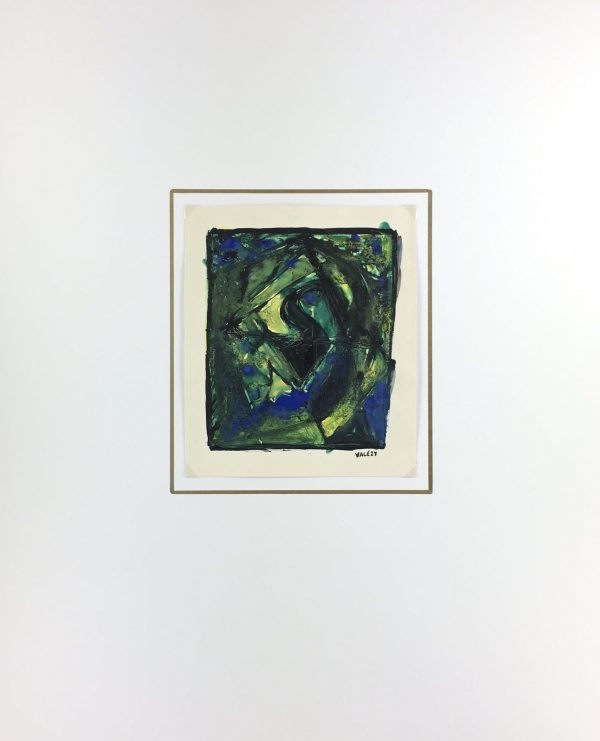 Abstract Modern Original Art - Abstract, Valèzy, c.1950
