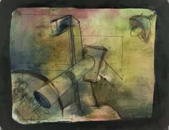 Abstract Modern Original Art - Abstract, French, 1961