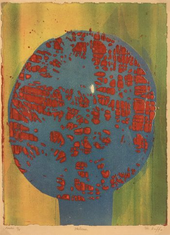Abstract Modern Original Art - Helena, T. Ruffé, c.1970