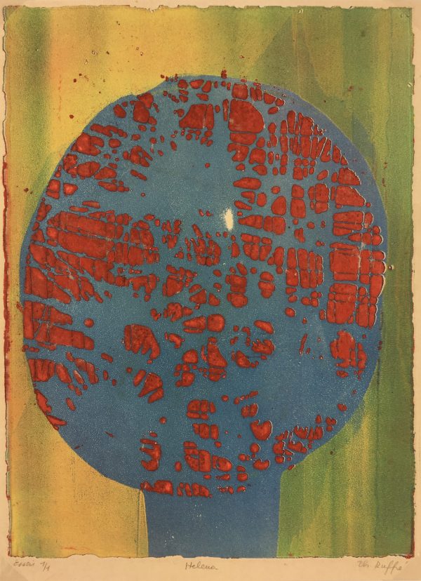 Abstract Modern Original Art - Helena, T. Ruffé, c.1970