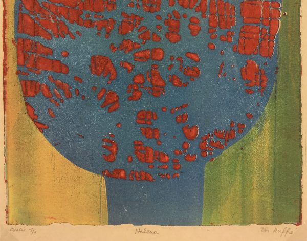 Abstract Modern Original Art - Helena, T. Ruffé, c.1970