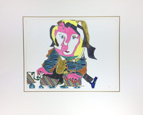 Abstract Modern Original Art - Portrait Abstractions, Dedd, 1988