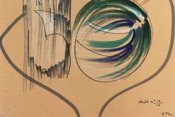 Abstract Modern Original Art - Abstract Still, Dedd, 1980s