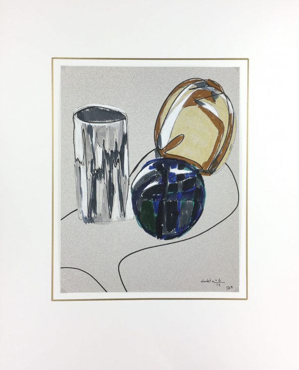 Abstract Modern Original Art - Abstract Still, Dedd, 1980a