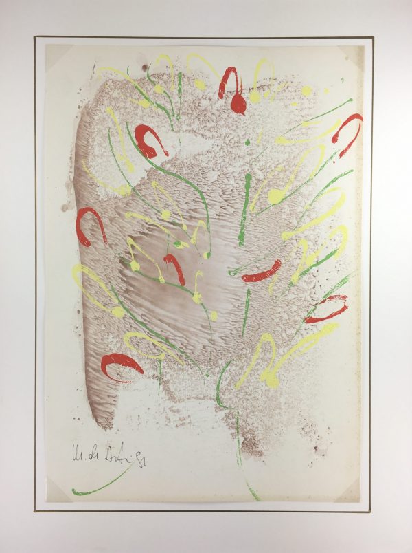 Abstract Modern Original Art - Abstract, De Anteri, 1981