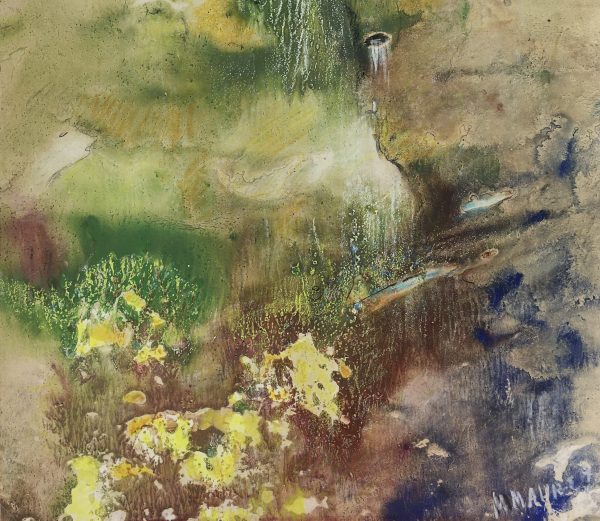 Abstract Modern Original Art - Abstract, M. Mauret, c.1995