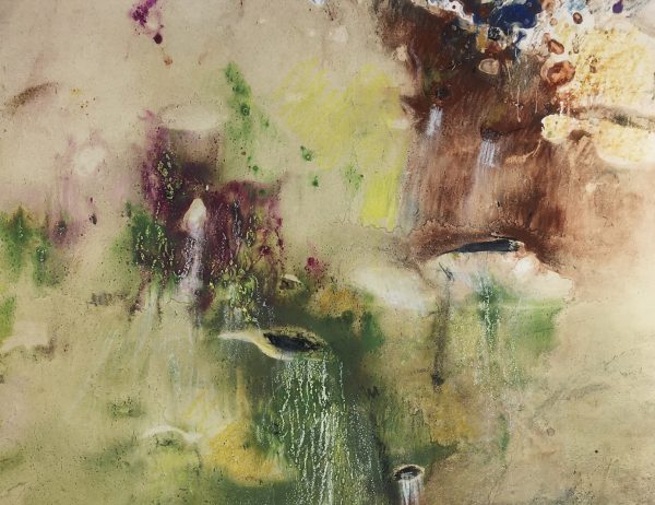 Abstract Modern Original Art - Abstract, M. Mauret, c.1995