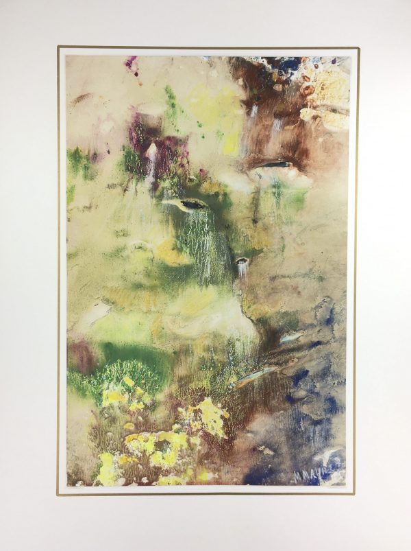 Abstract Modern Original Art - Abstract, M. Mauret, c.1995