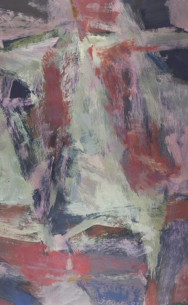 Abstract Modern Original Art - Abstraction, J. Burel, 1993