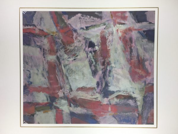 Abstract Modern Original Art - Abstraction, J. Burel, 1993