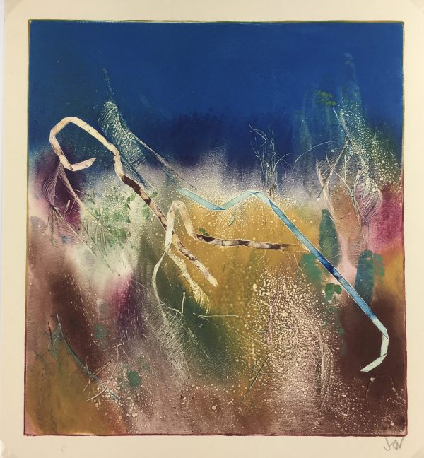 Abstract Modern Original Art - Abstract, Kismine Varner, c.1990