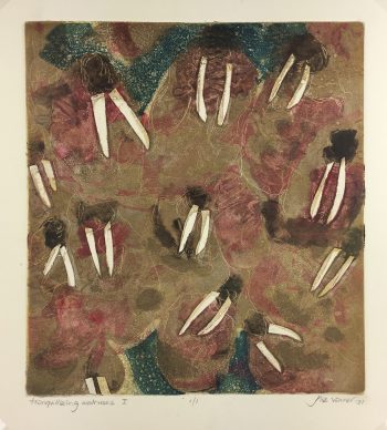 Abstract Modern Original Art - Tranquilizing, Kismine Varner, 1991