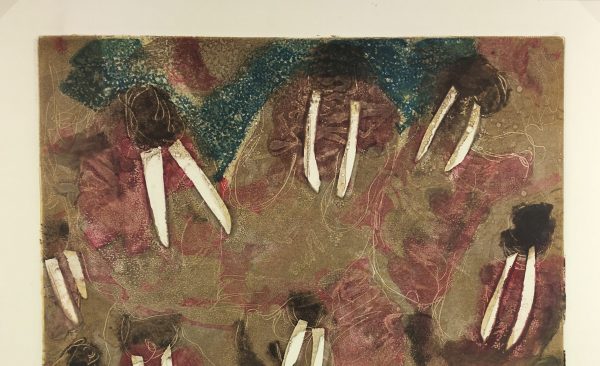 Abstract Modern Original Art - Tranquilizing, Kismine Varner, 1991